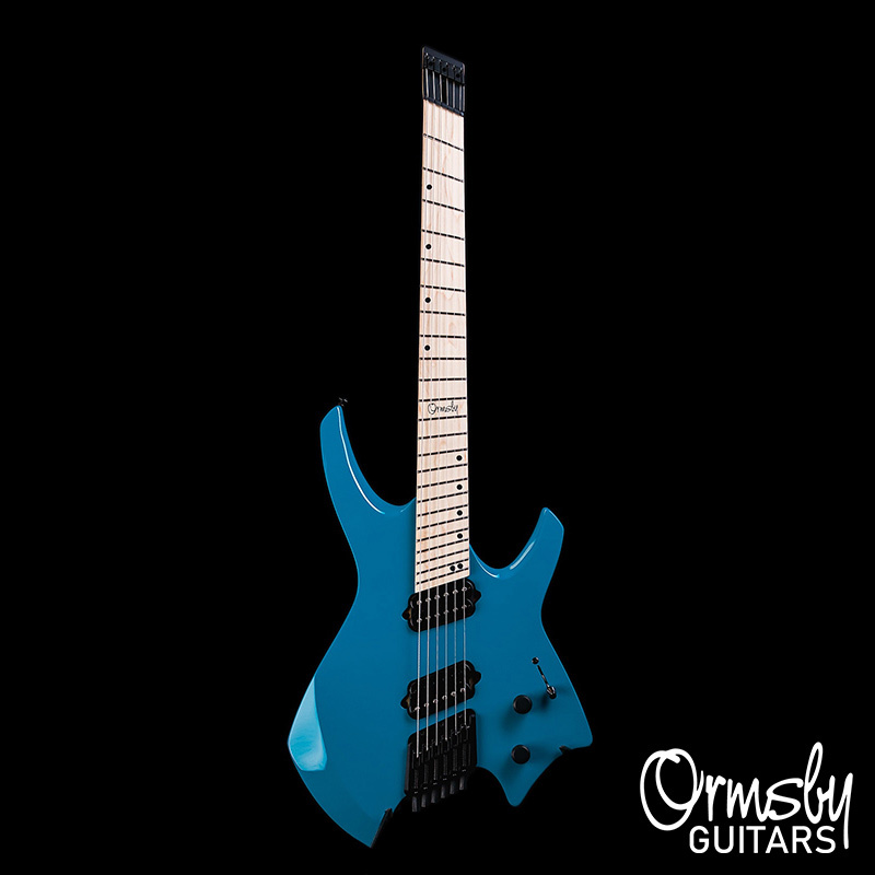 Ormsby Goliath GTR Miami Blue 扇形指板 無頭 電吉他