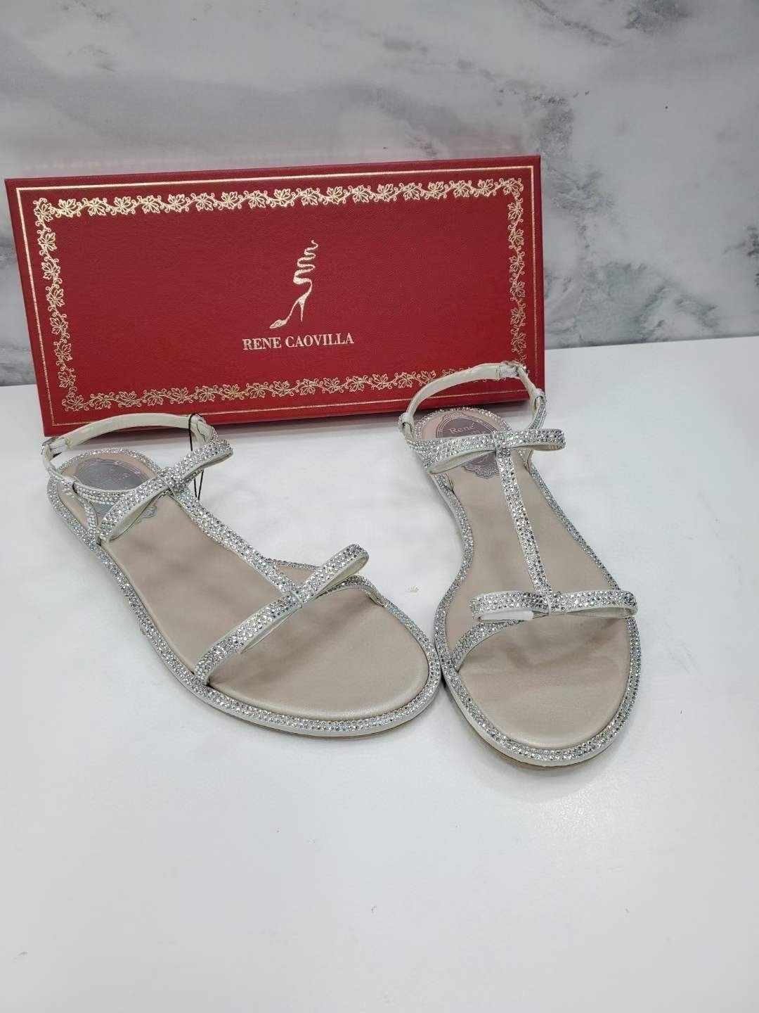 Rene 閃閃平底涼鞋