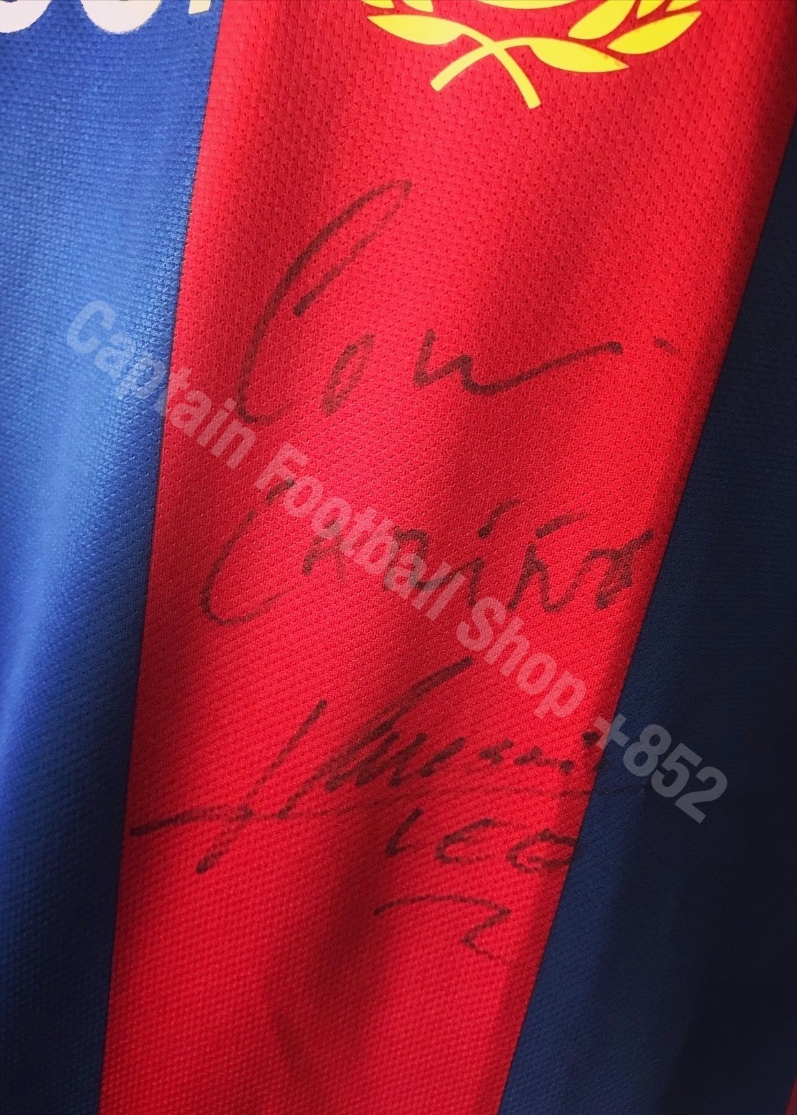 Signed Messi FC Barcelona 2010-11 Home match worn issue