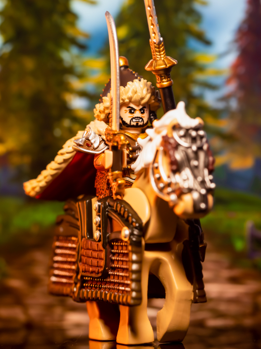 【Minifigs.Factory】忽必烈 + 蒙古馬  Kublai Khan + Mongolian Horse