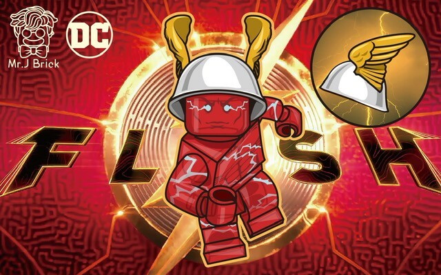 【Mr J Brick】閃電 (透明紅色)