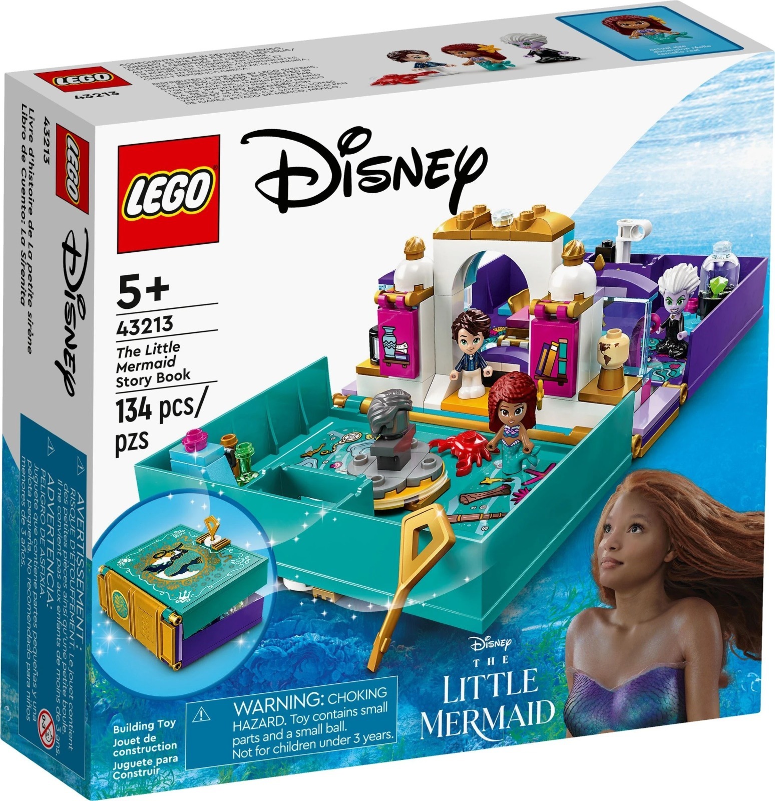 LEGO 43213 The Little Mermaid Story Book「小美人魚」故事書 (Disney 迪士尼‌)