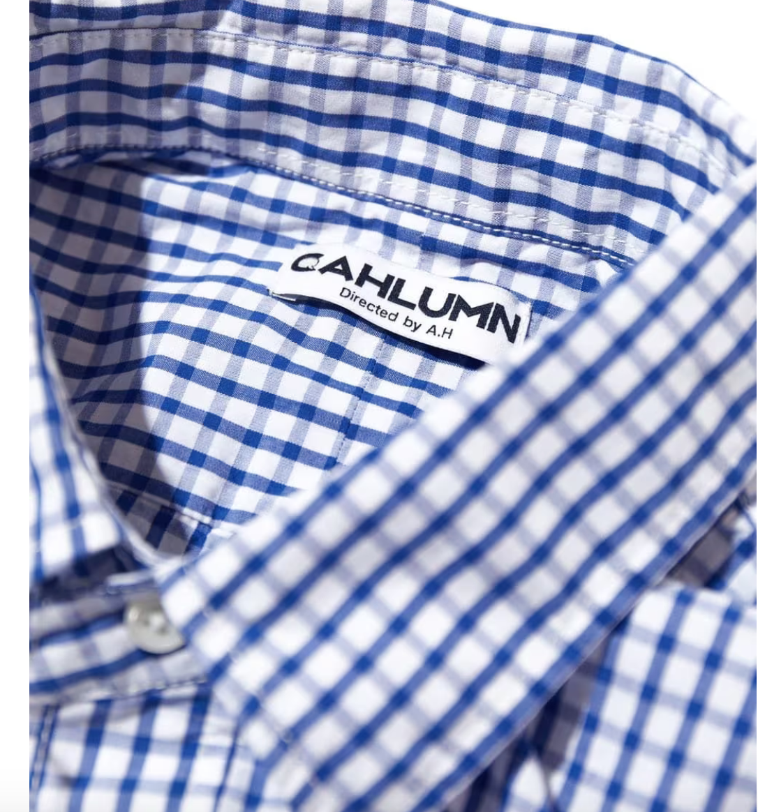 トップス CAHLUMN Magazine Pocket Broad Shirt XL 代購】CAHLUMN Magazine Pocket Broad Shirt (Gingham) ckt