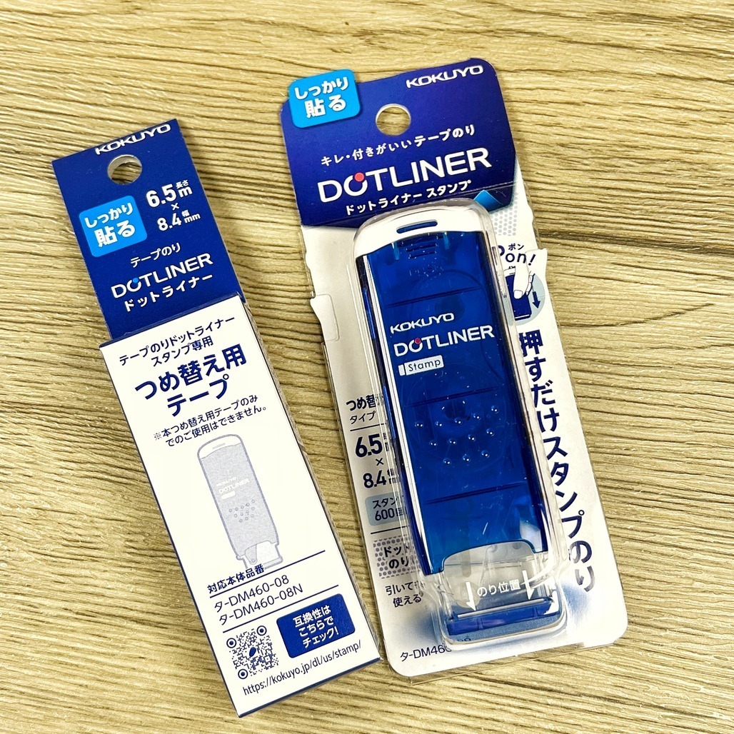 日本KOKUYO ． 印章式/拖曳式 DOTLINER 好黏便利貼 豆豆貼