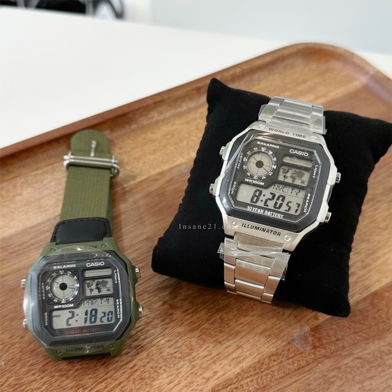 CASIO 經典世界地圖手錶