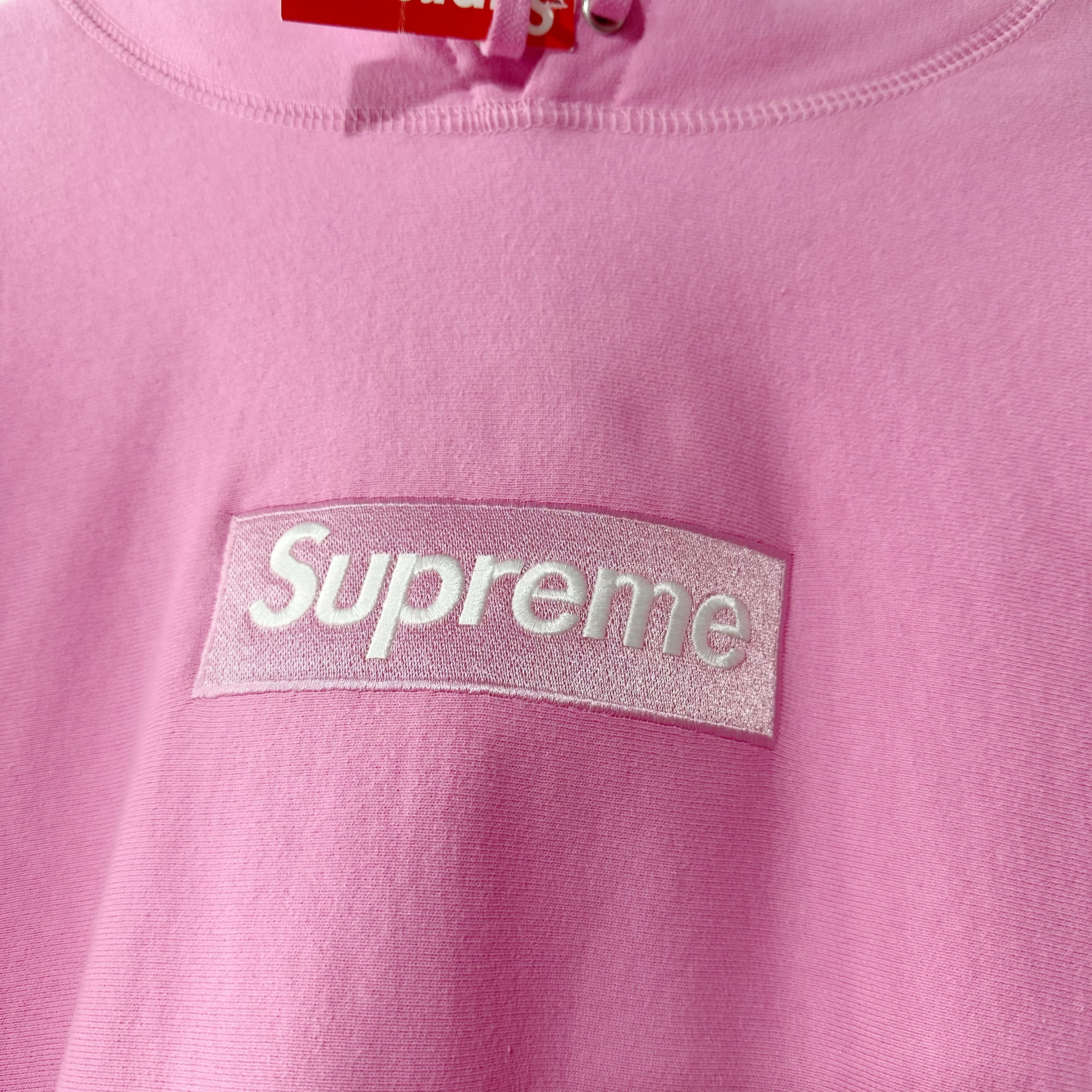 Supreme Box Logo Hooded Sweatshirt (FW21) Pink