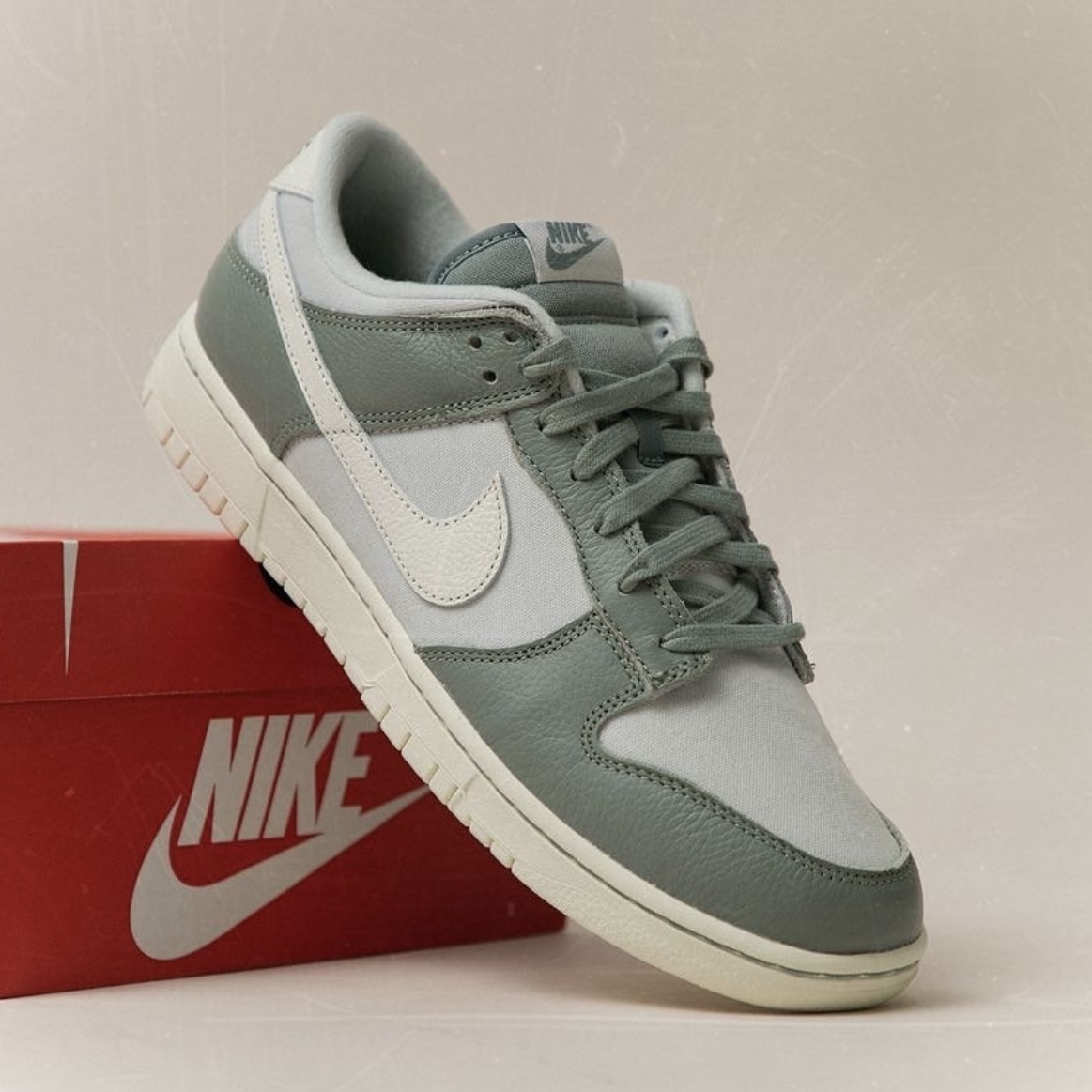 【現貨】Nike Dunk Low Mica Green 低筒 拼接 奶油底 灰綠