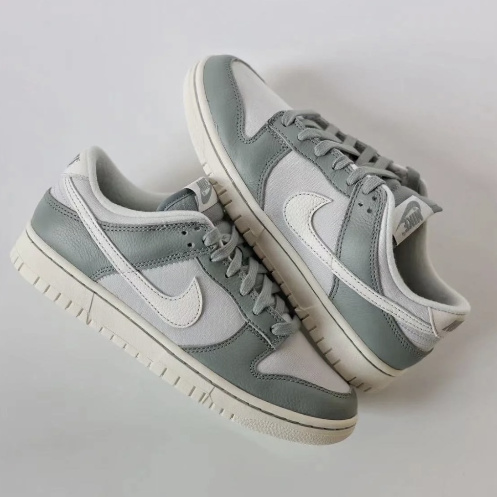 Nike Dunk Low Mica Green 低筒拼接奶油底灰綠