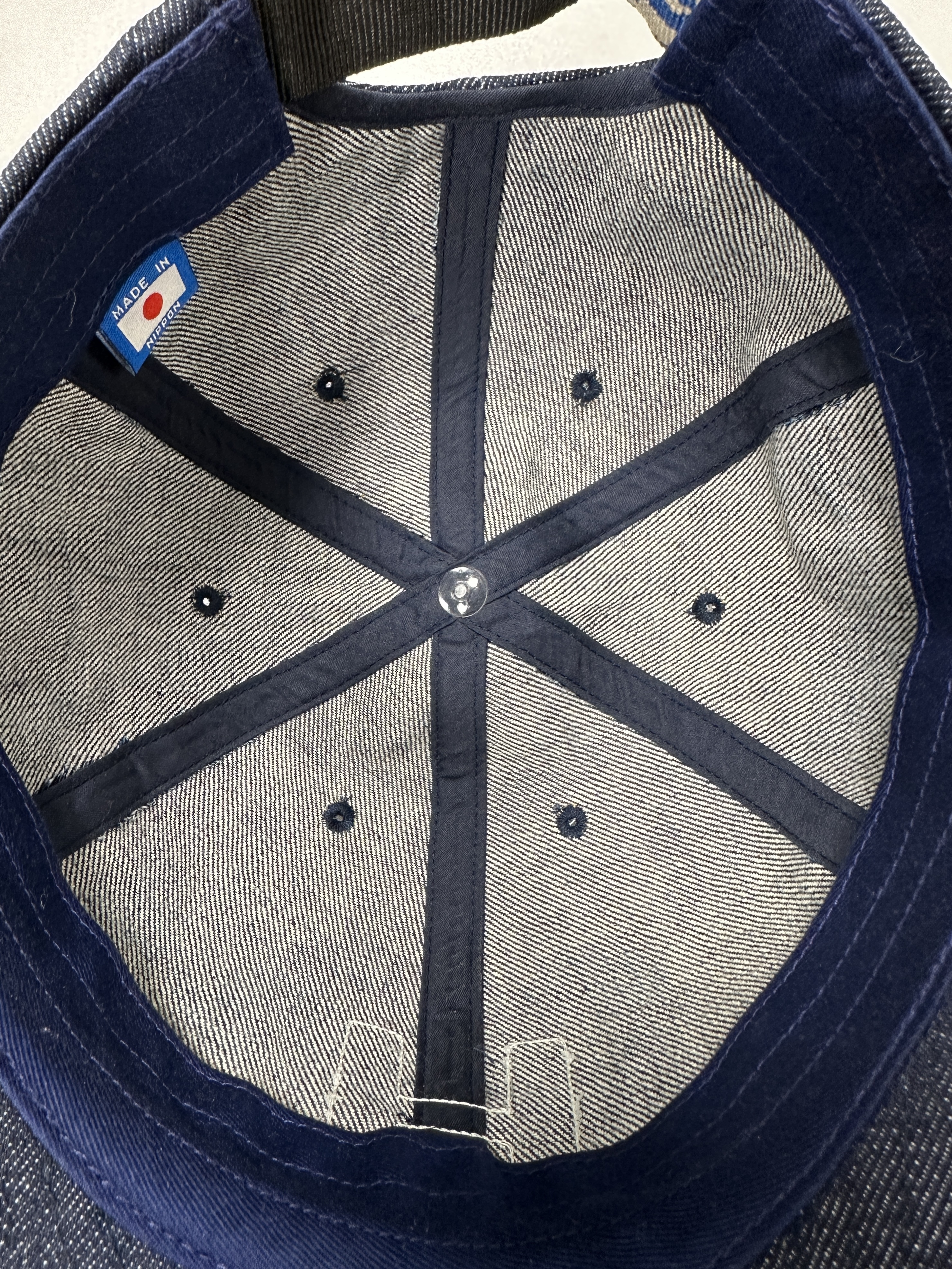 KAVU *日本限定 *香港別注版 *Base Ball Cap H Cap ( Denim color ) #日本製造