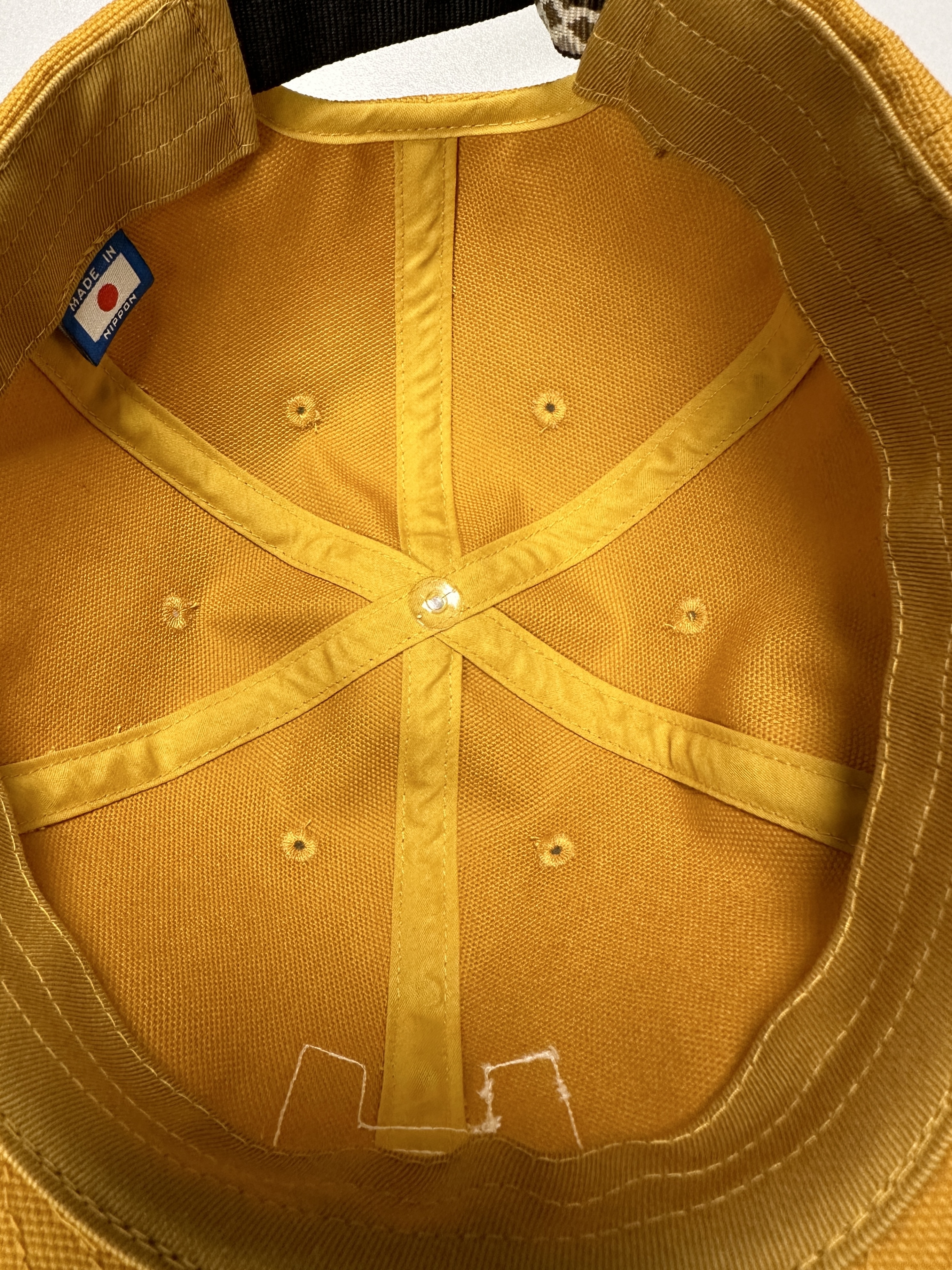 KAVU *日本限定 *香港別注版 *Base Ball Cap H Cap ( Mustard color ) #日本製造