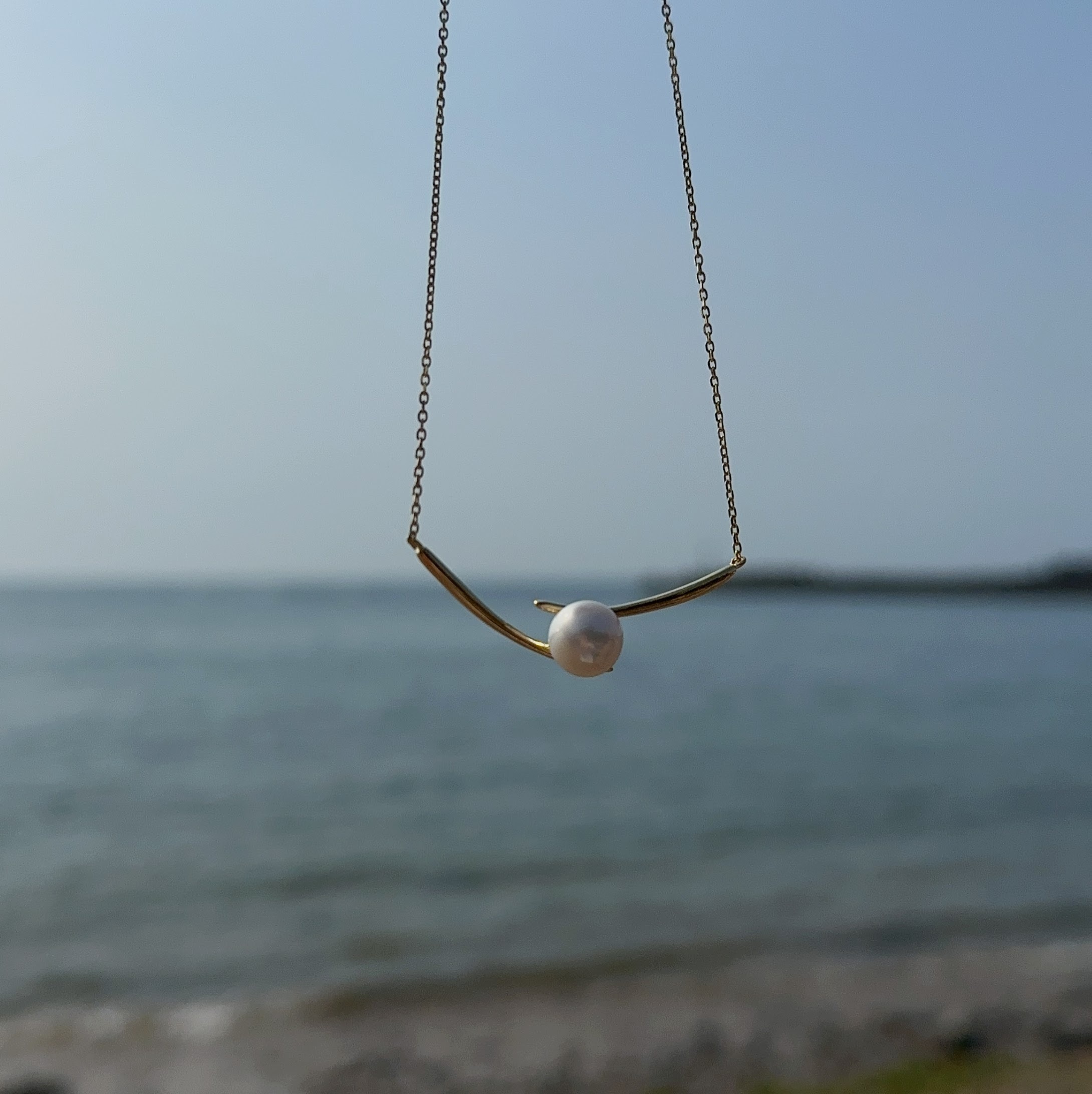 微笑翹翹板 - 珍珠項鍊鏈