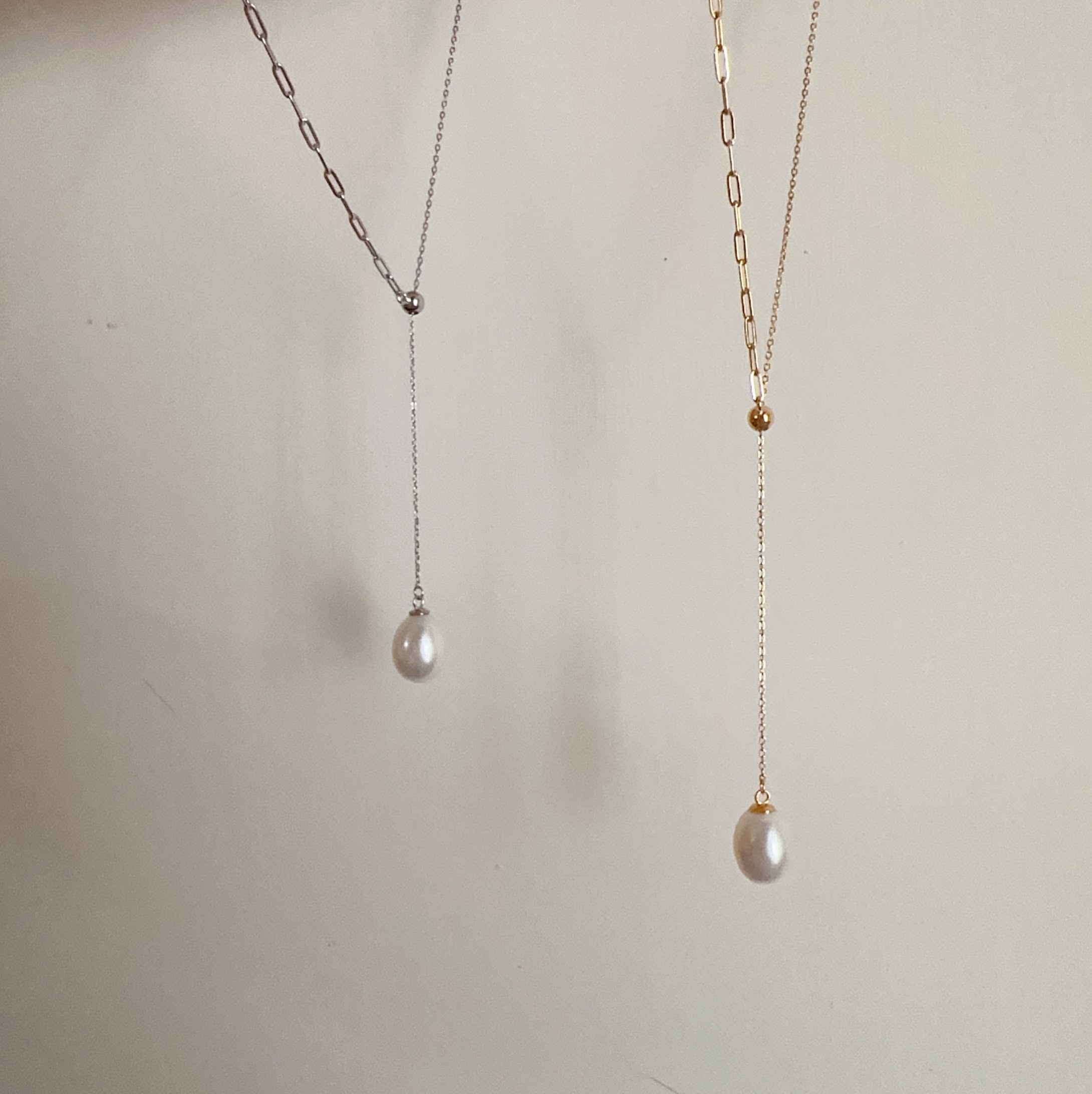 水滴珍珠 - 多變化造型項鍊