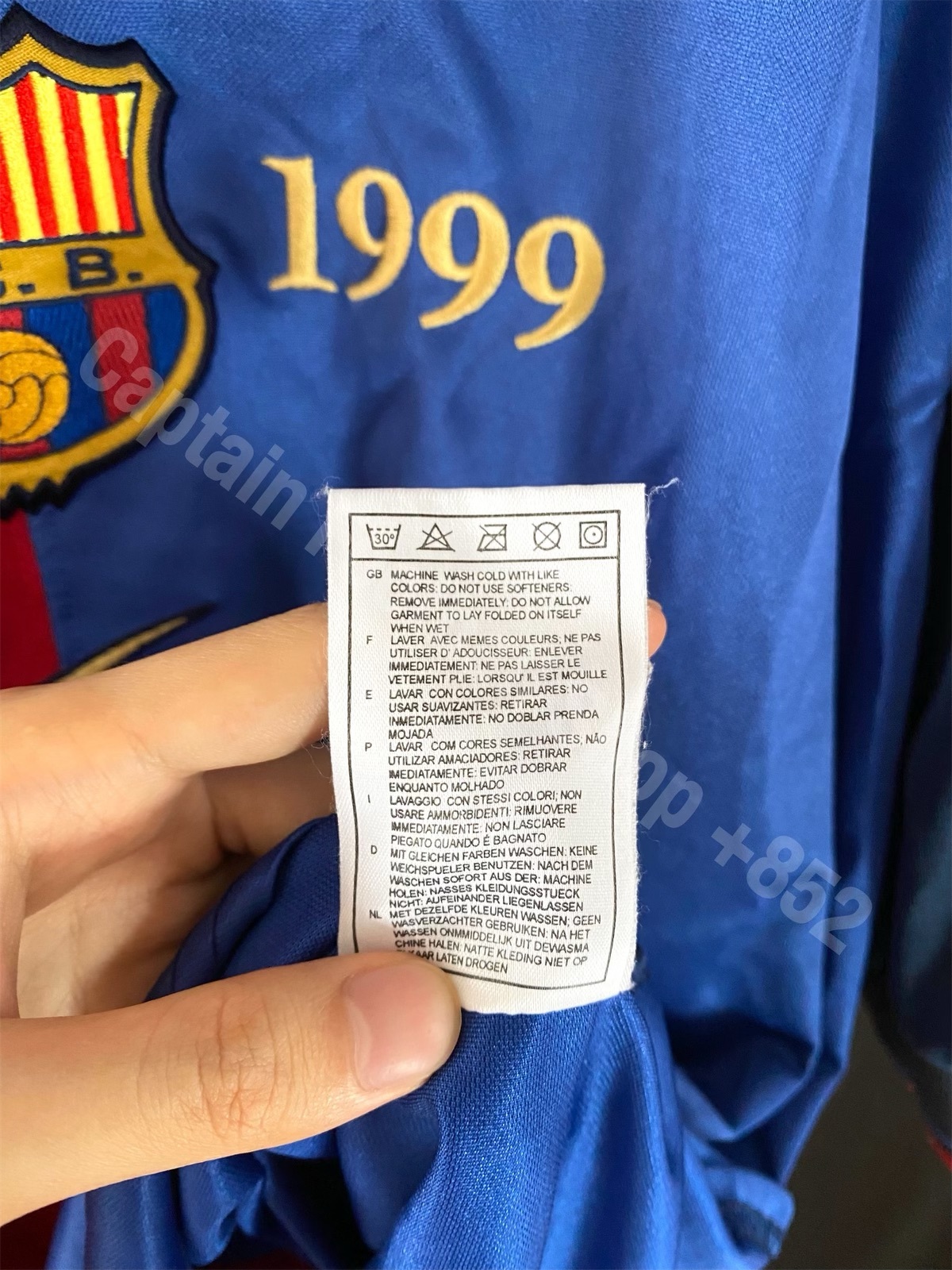 FC Barcelona 1999-2000 Centenary Home player issue shir
