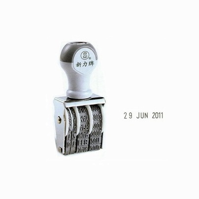 Shiny 日期印 日子印 D-4 (4mm) [需另配印台使用]