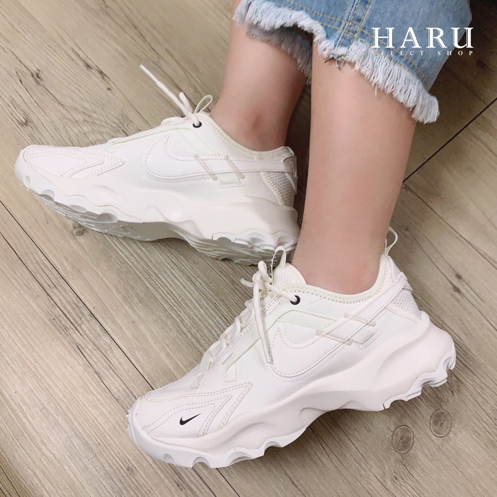 [HAru] 小紅書爆款 Nike TC 7900 奶白小白鞋 全黑 寶石 老爹鞋 厚底增高 DD9682-100