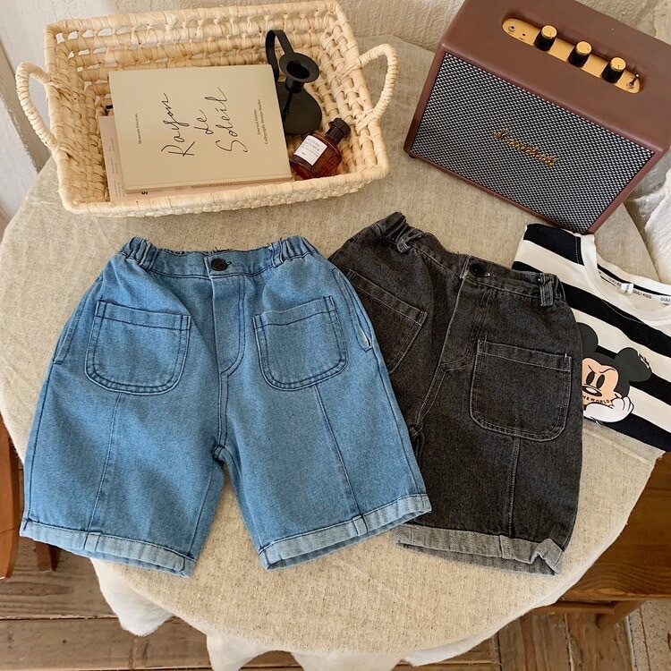 兩色薄款休閒五分褲