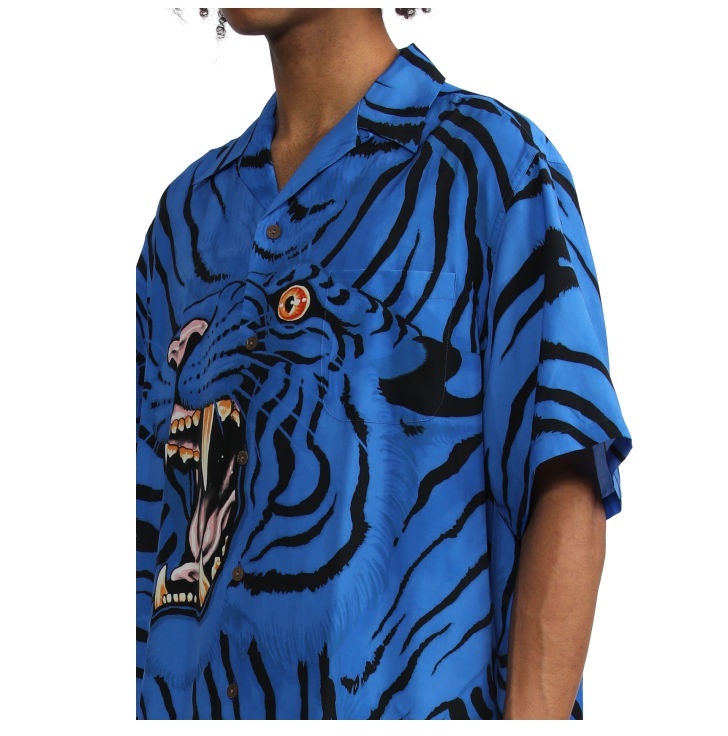 WACKO MARIA TIM LEHI BIG TIGER HAWAIIAN SHIRT S/S