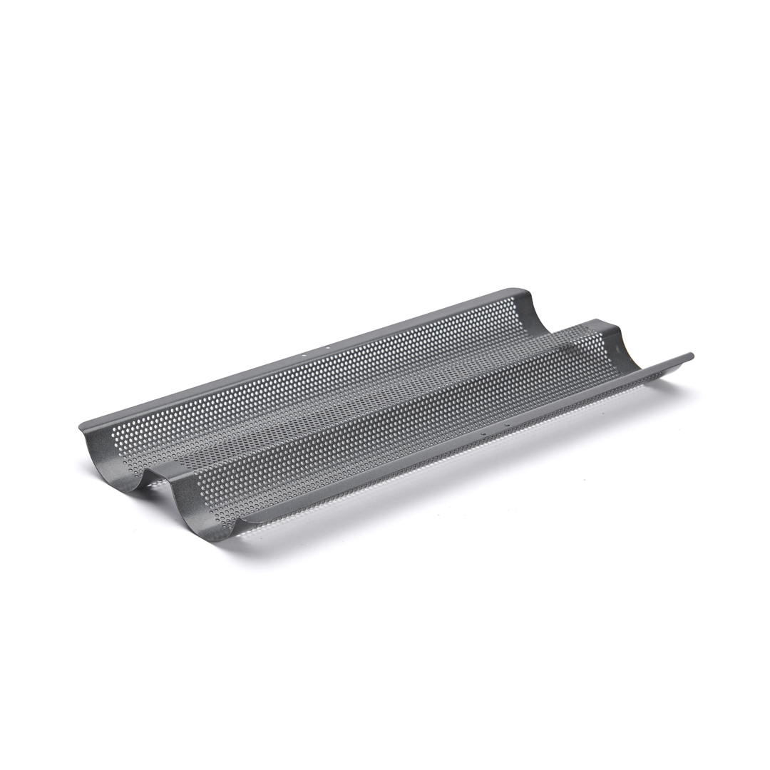 雙槽不沾法國長棍烤盤