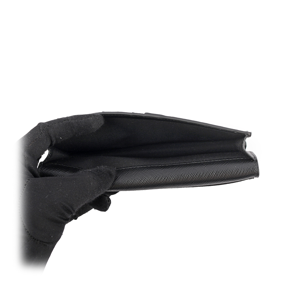 【MONTBLANC 萬寶龍】匠心系列防刮牛皮15卡對開長夾(黑色)