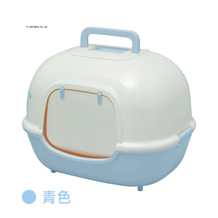 日本IRIS-除臭貓便盆WNT-510(青/桃/巧克力)