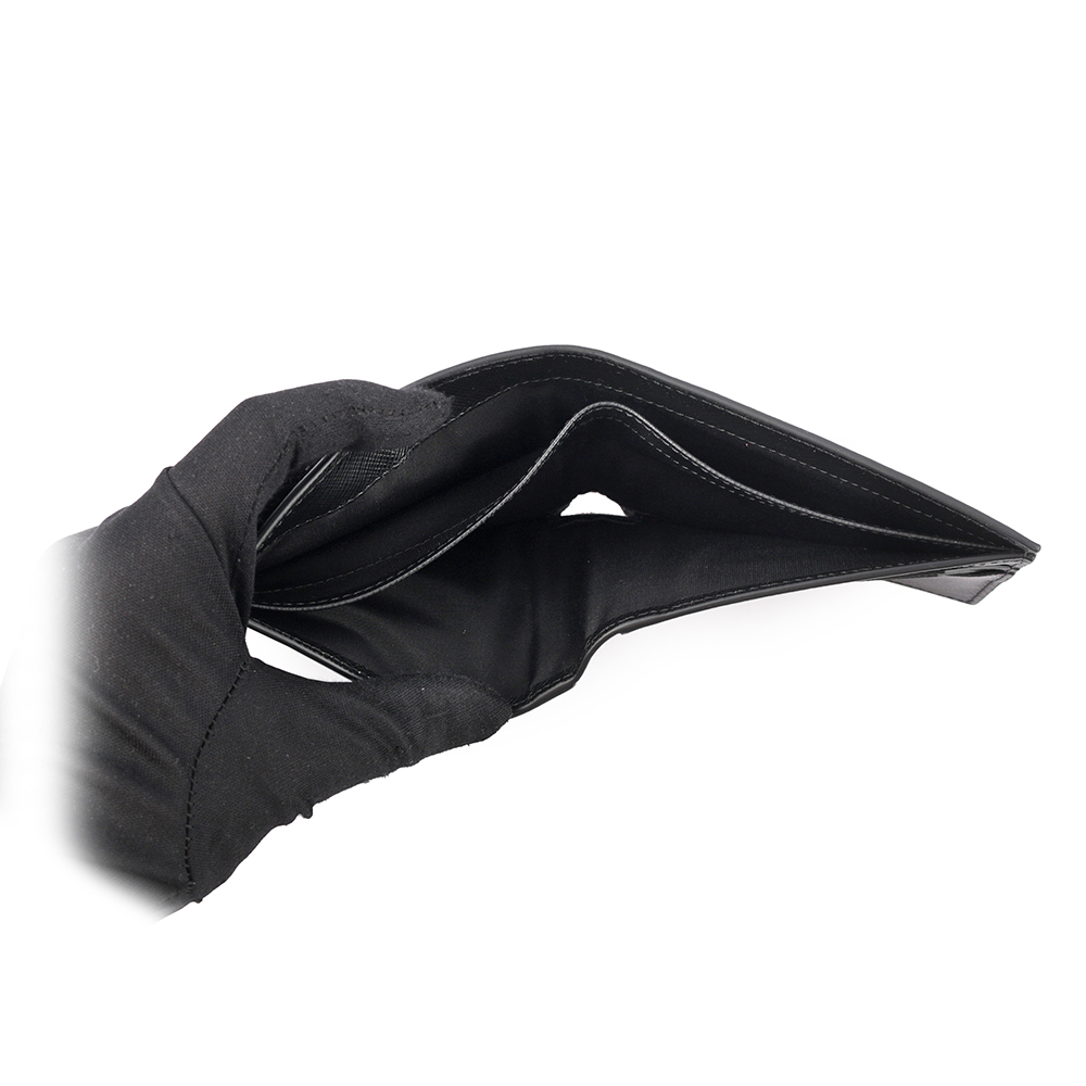 【MONTBLANC 萬寶龍】匠心系列防刮牛皮對開6卡短夾(黑色)