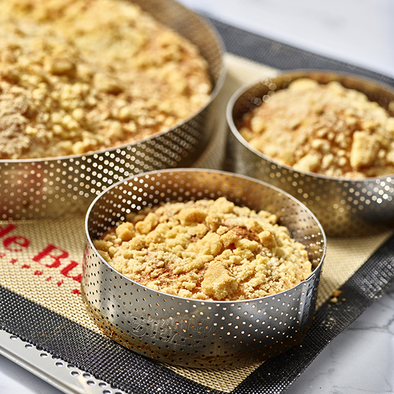 法芙娜圓形帶孔加高塔模-高3.5cm