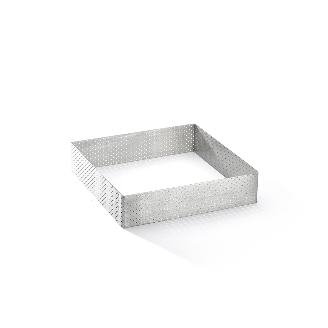 (絕版品) 法芙娜正方形帶孔加高塔圈-高3.5cm