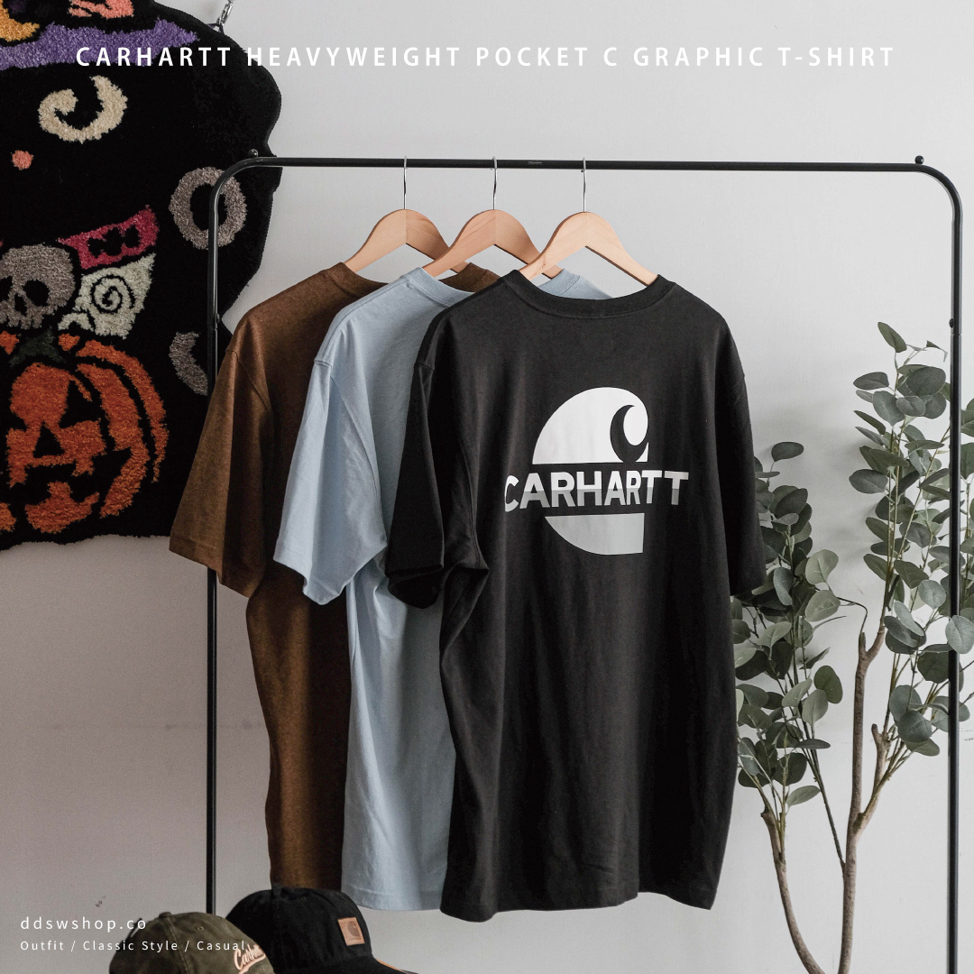 Carhartt 23S/S 短袖 Logo 背圖 重磅