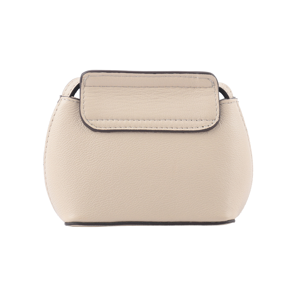 【SEE BY CHLOE】JOAN MICRO 牛皮微型斜背包(米色)