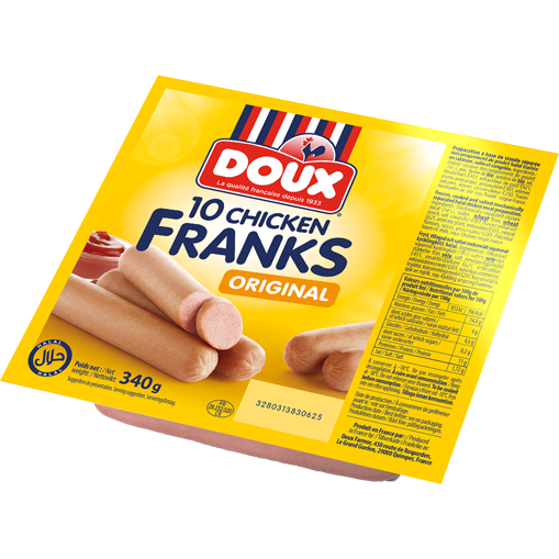 【兩包】法國雞肉腸 (原味)  (340克 x 2) 680克
