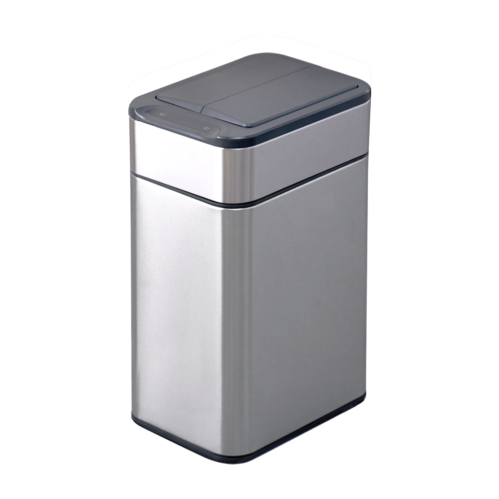 50L不鏽鋼雙開除臭感應垃圾桶 ELPH5534U