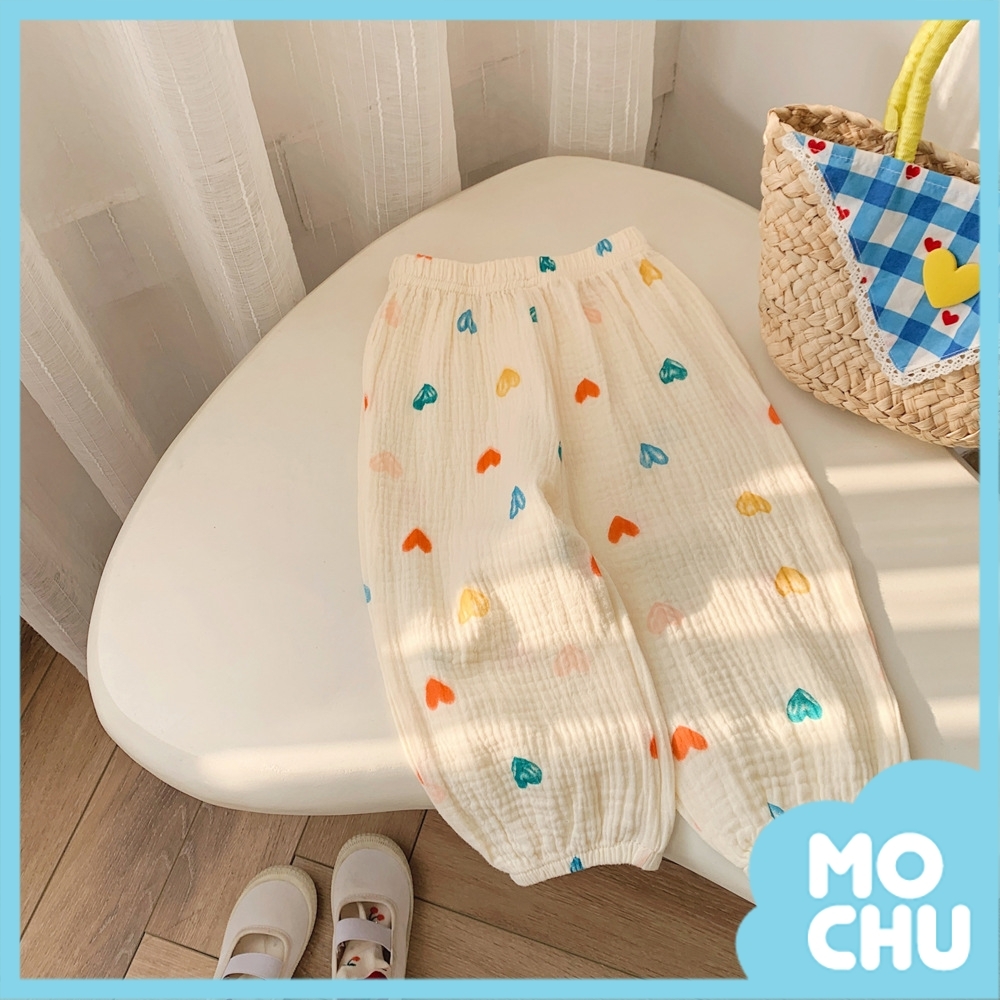 彩色小愛心防蚊褲