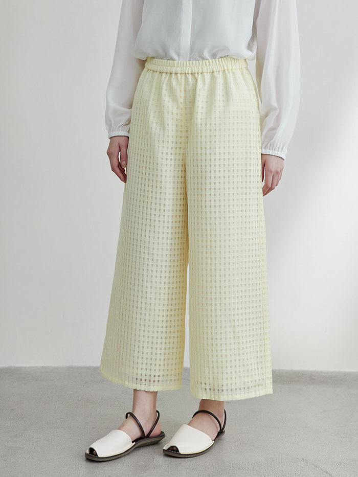 追光者涼爽寬褲-月光