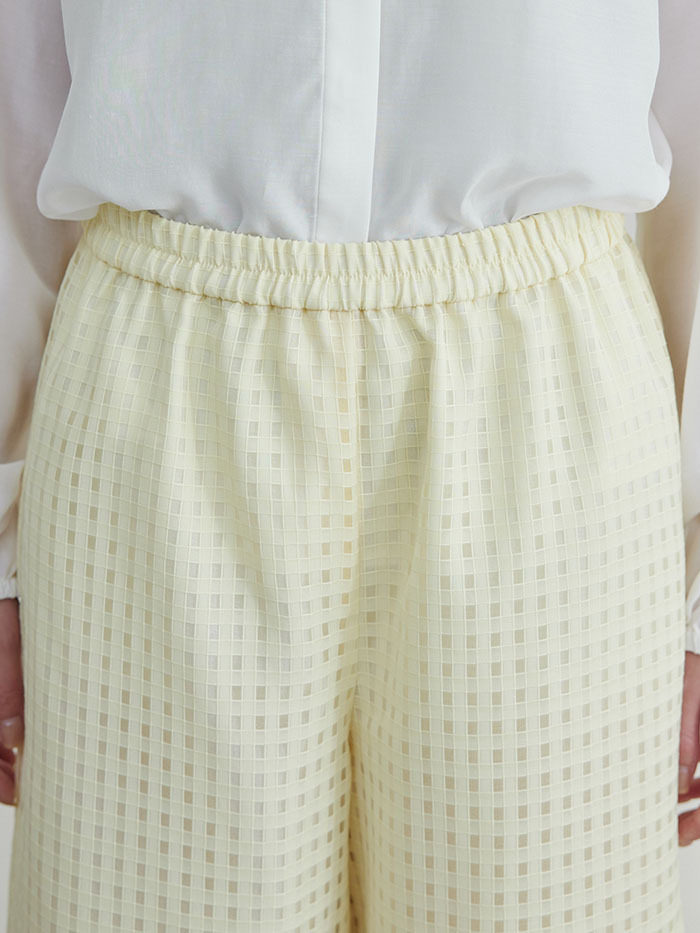 追光者涼爽寬褲-月光