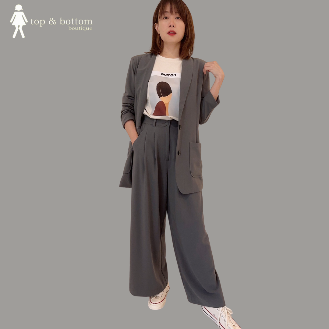 HIGH WAISTED LONG TROUSER