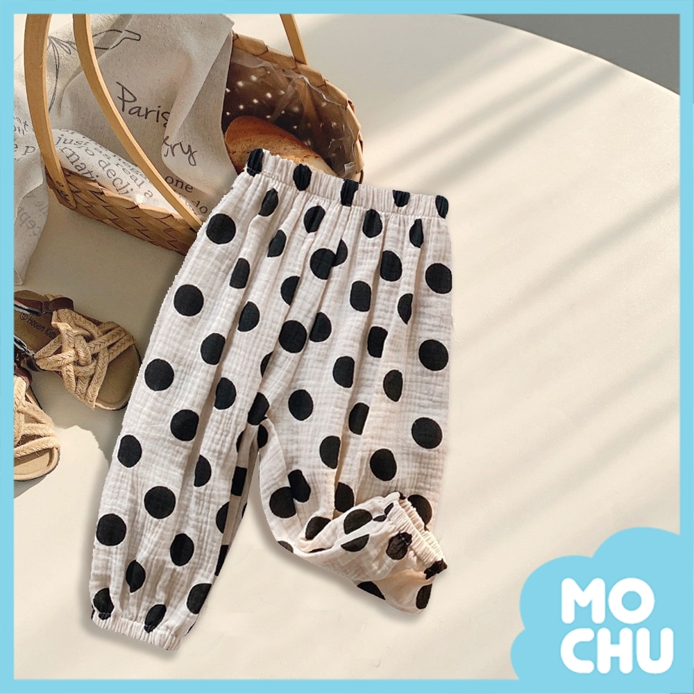 大圓點防蚊褲