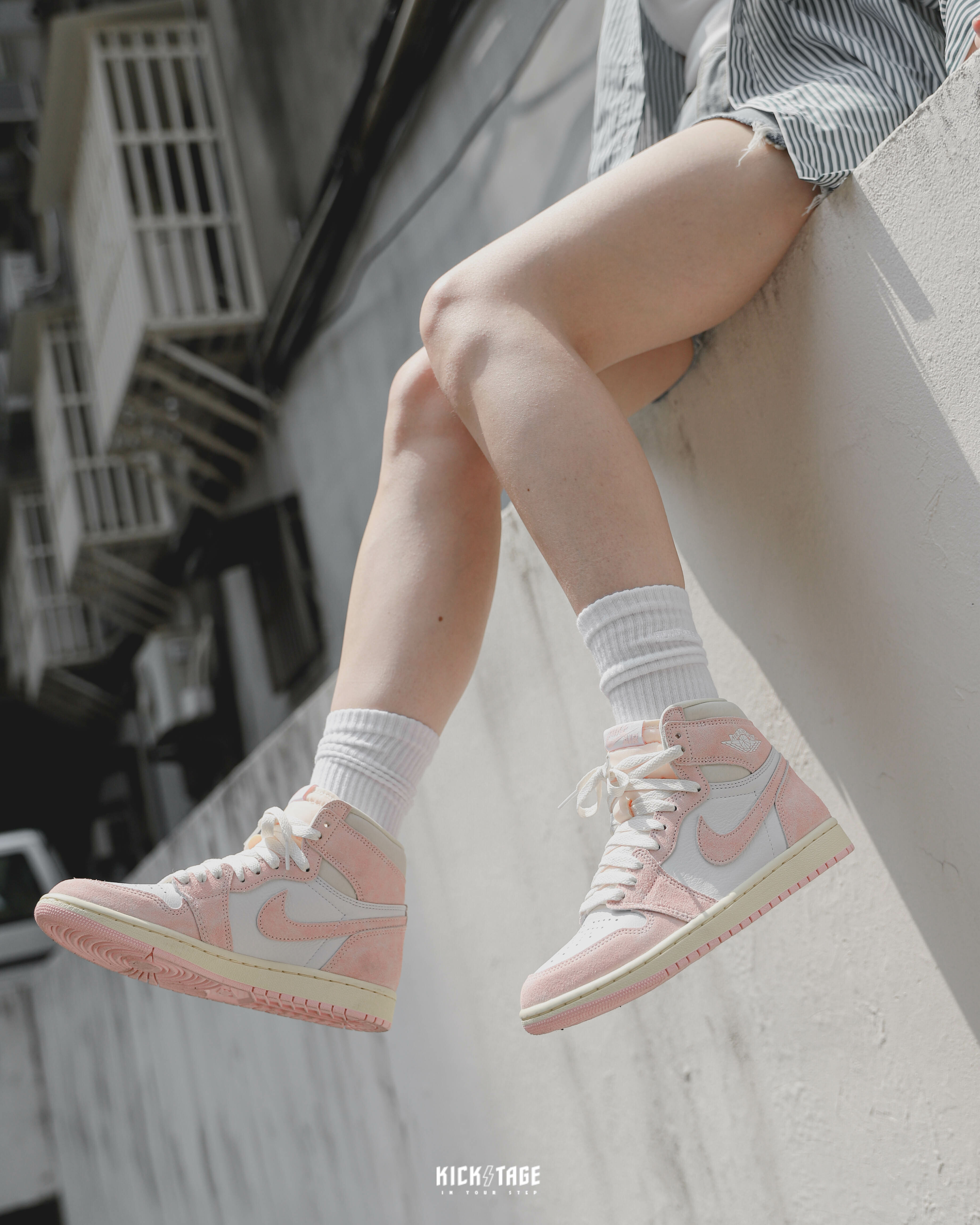 AIR JORDAN 1 OG Washed PINK 水洗粉水蜜桃高筒休閒鞋【FD2596-600】