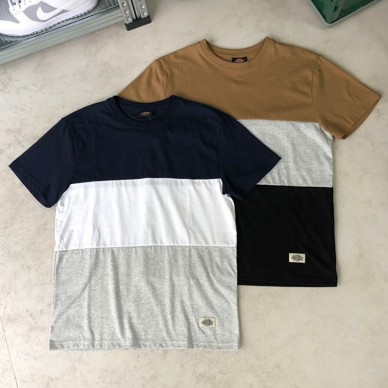 Dickies 撞色拼接 短袖T恤 DMQ2UTST658