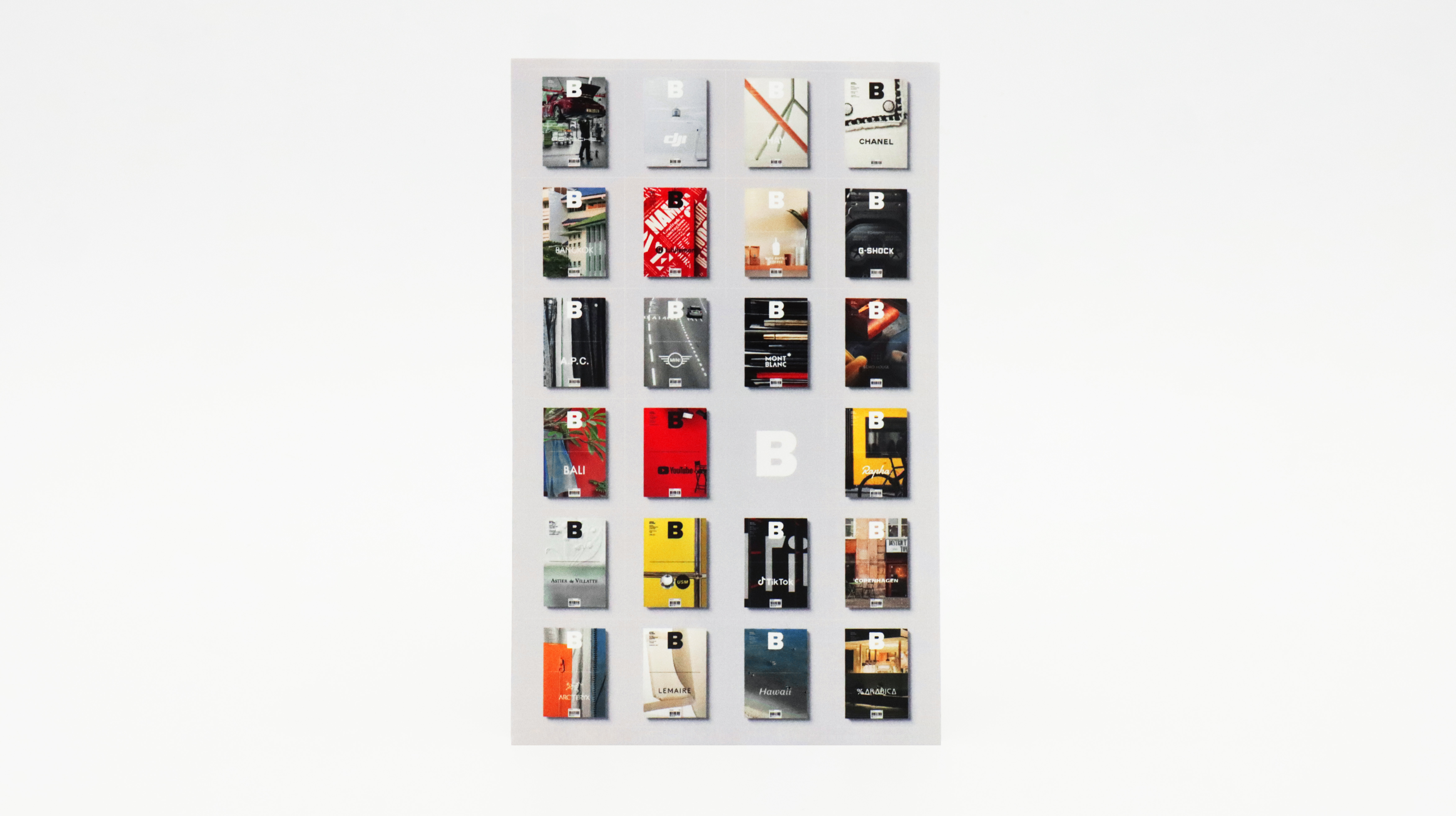 Magazine B ｜品牌貼紙