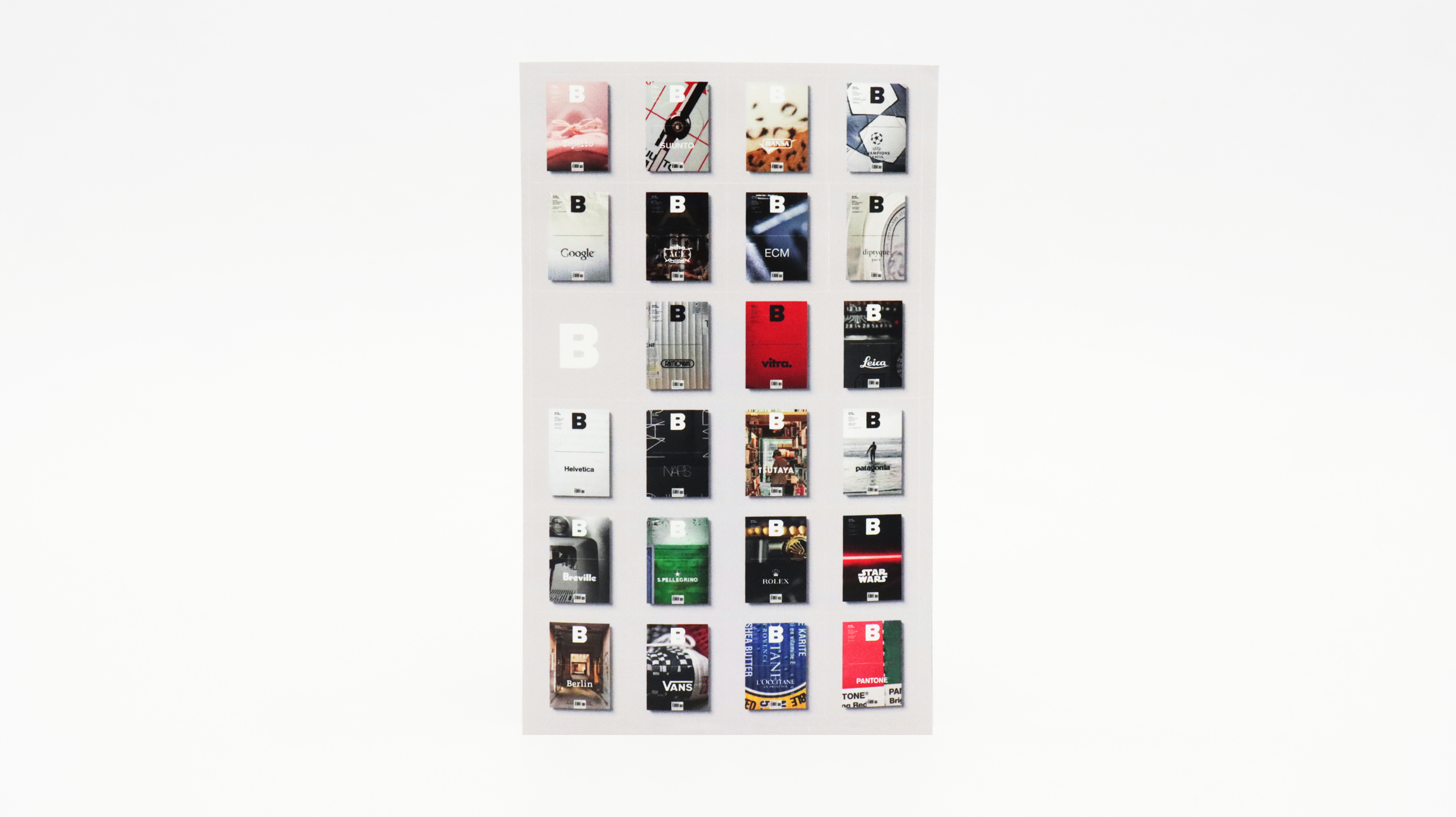 Magazine B ｜品牌貼紙