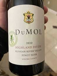 DuMOL Highland Divide Pinot Noir 2020 (RP93)