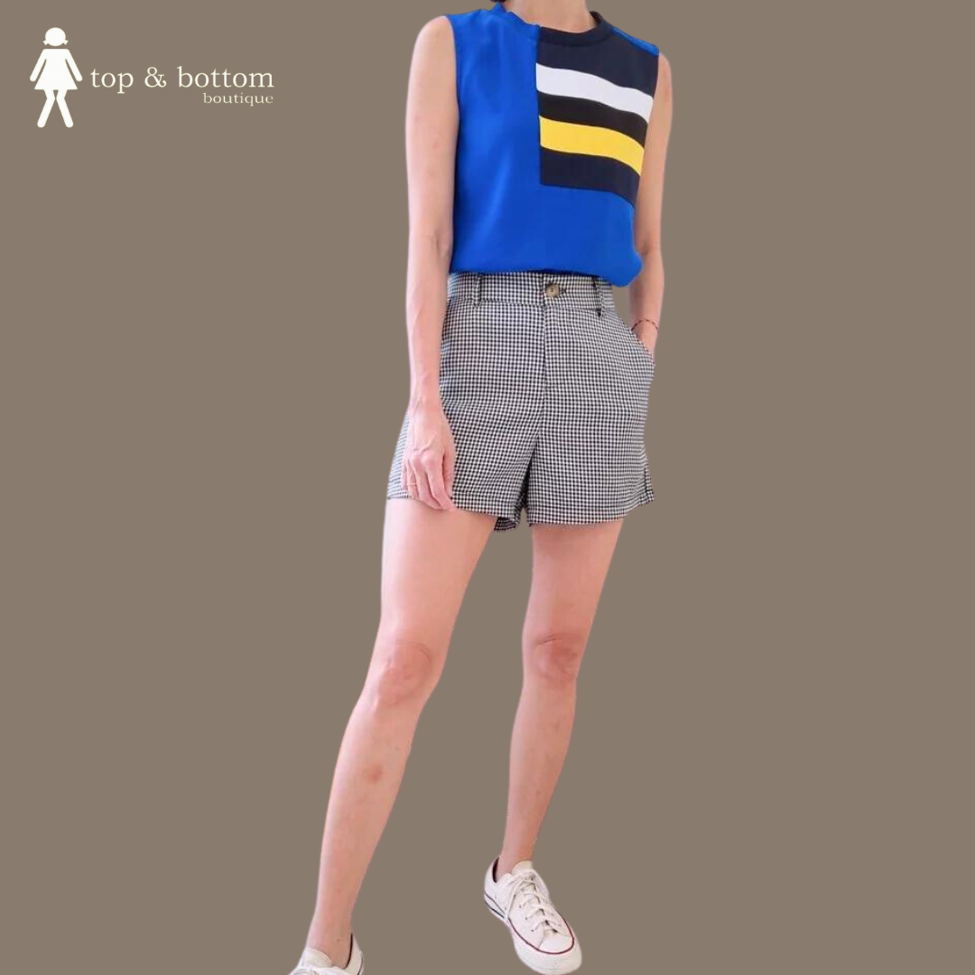 STRIPES CONTRAST TONE BLOUSE