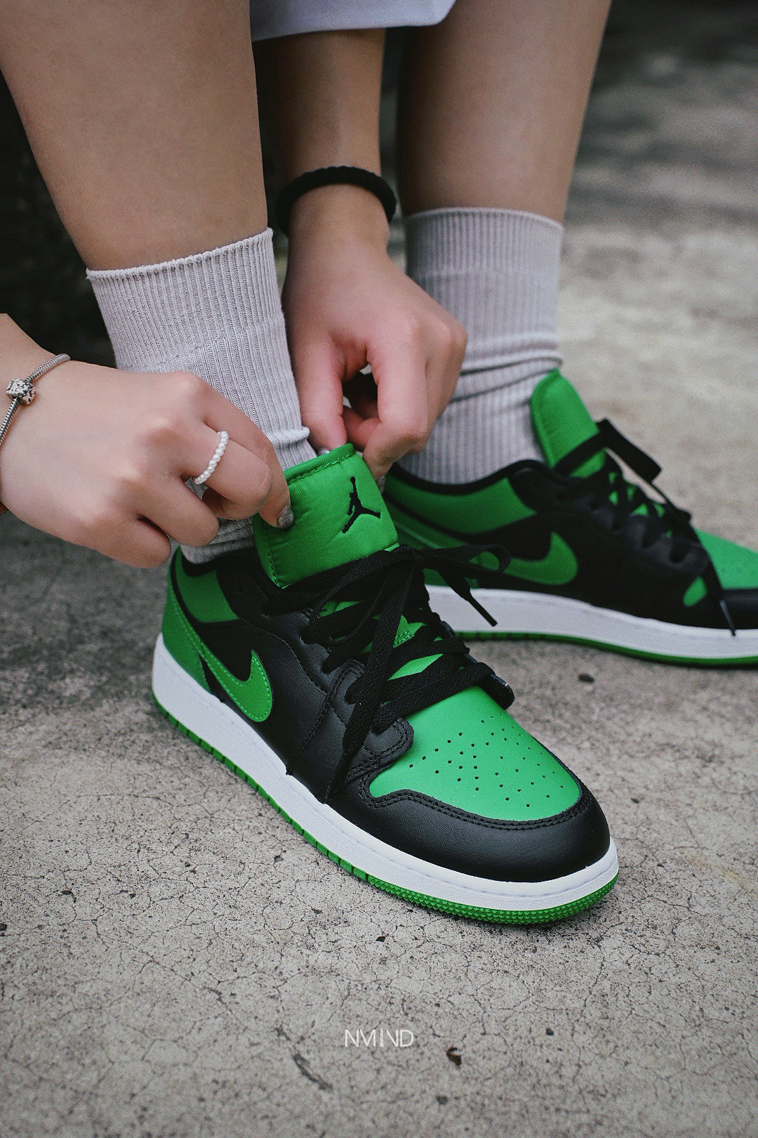 <線上SALE❤️‍🔥>AIR  JORDAN 1 GS 愛爾蘭黑綠 (553560065)