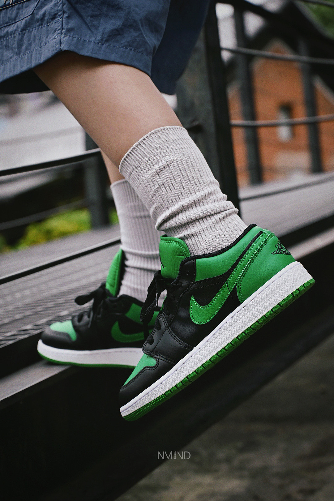 <線上SALE❤️‍🔥>AIR  JORDAN 1 GS 愛爾蘭黑綠 (553560065)