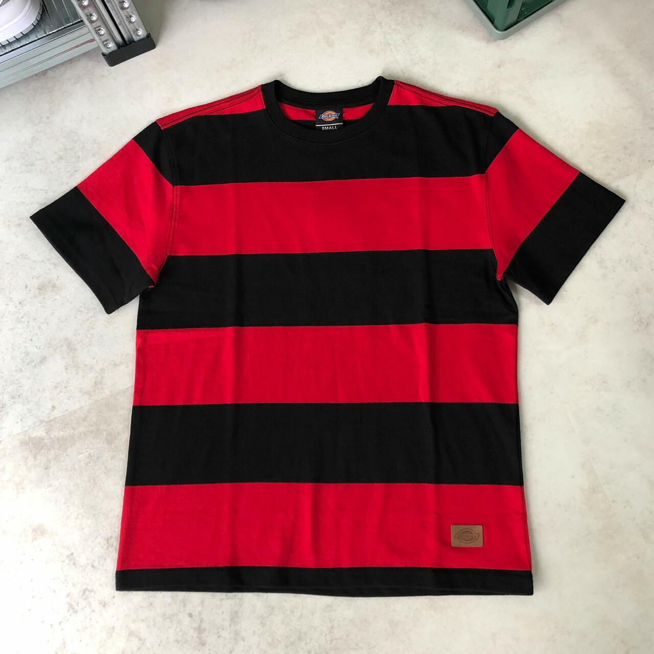 Dickies  韓國限定 Heavyweight Striped 高磅數 短袖T恤 DSR2UTST321