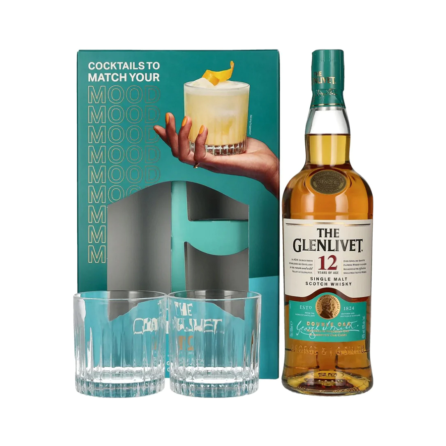 The Glenlivet 12 Years Old Gift Box 40.0%