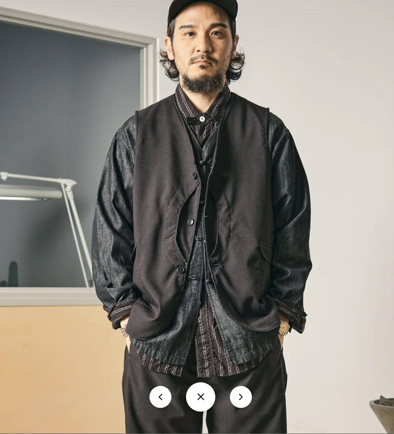 Post O'Alls #1512-PSB Royal Traveler vest / Black