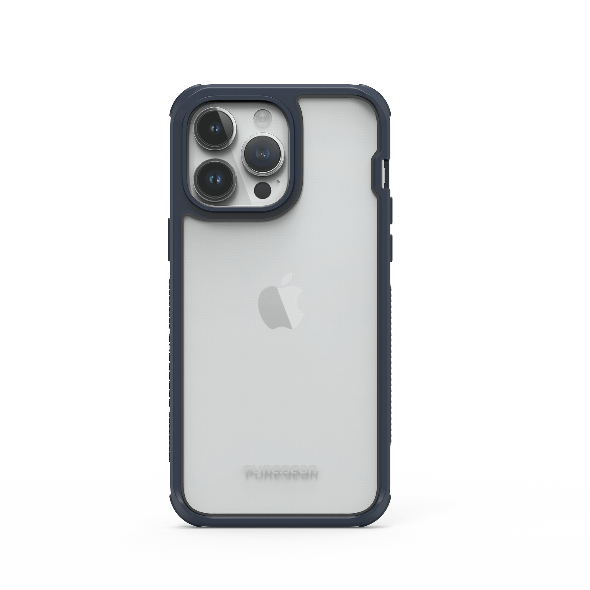 iPhone 15 坦克透明防摔手機殼 / 海軍藍  (Clear)