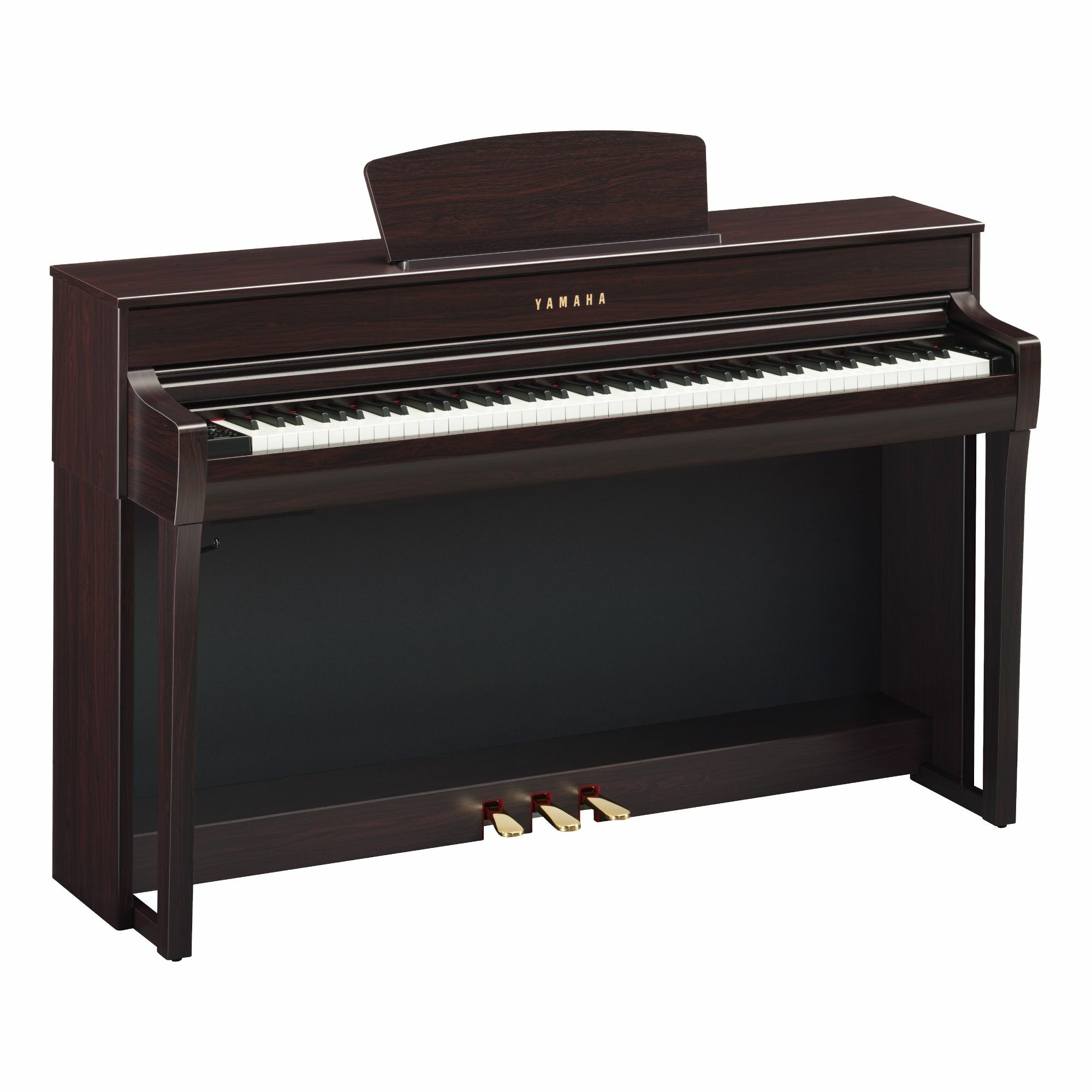 YAMAHA Clavinova CLP-735 數位鋼琴 數位平台鋼琴 電鋼琴｜黑色 YAMAHA Clavinova CLP-735 數位鋼琴 數位平台鋼琴 電鋼琴｜黑色 / 深玫瑰木色 / 白色 第 3 張圖片｜三峽鍵盤 / 鋼琴