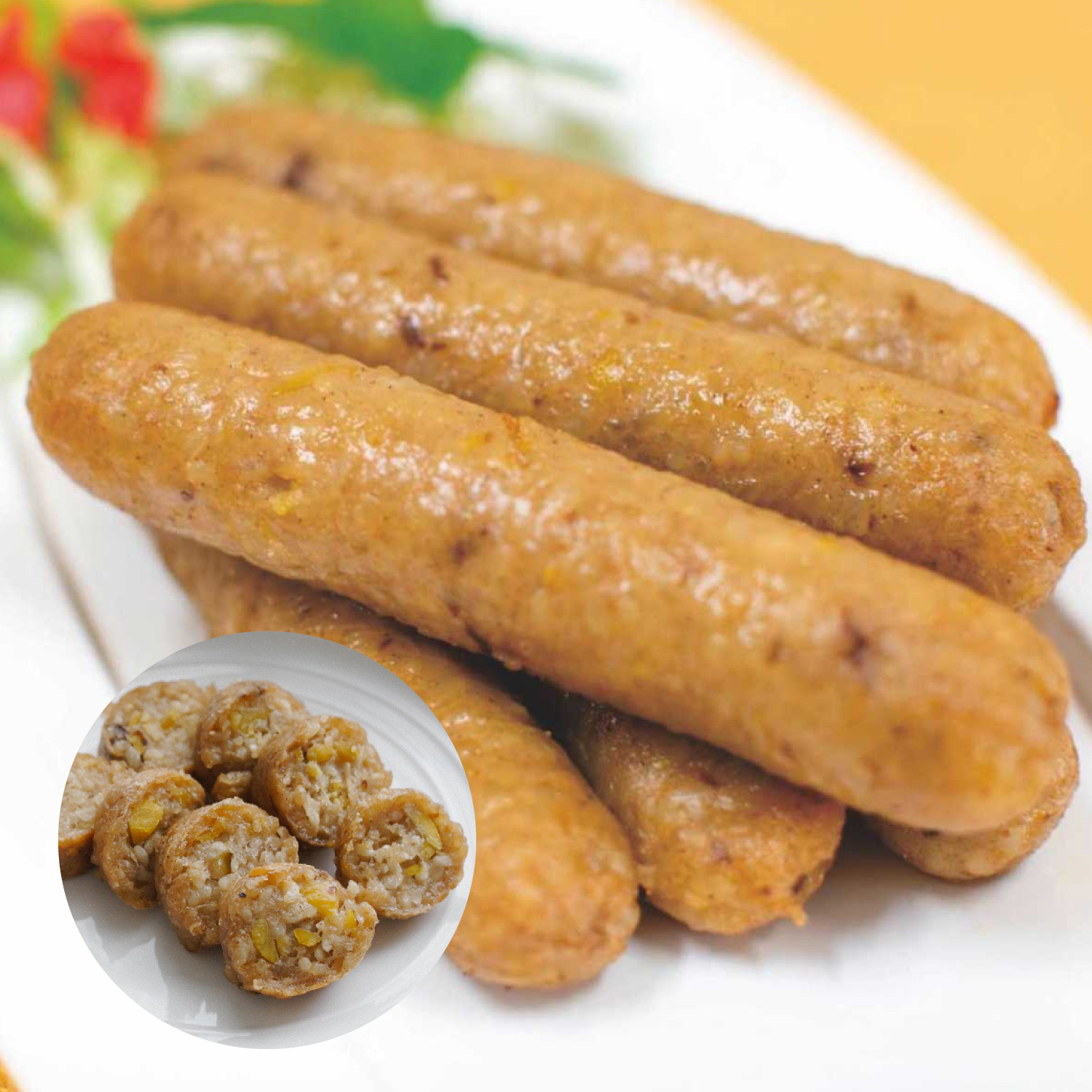 黃金板栗米腸5入(純素)